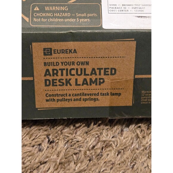 NIB Kiwi Co Eureka Kit Build Your Own Articulated Desk lamp Building Kit - Picture 2 of 4